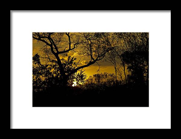 Sunset Framed Print featuring the photograph African Sunset by John Stuart Webbstock