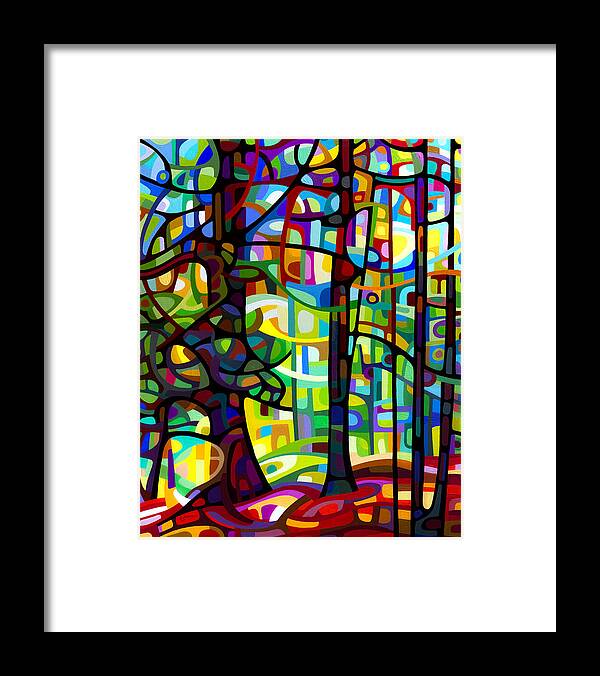 Art Framed Print featuring the painting After the Rain by Mandy Budan