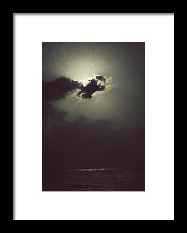 Moon Framed Print featuring the photograph After the Storm by Melanie Lankford Photography