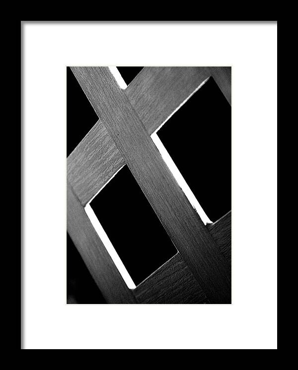 Lattice Framed Print featuring the photograph Afternoon Lattice by Craig Watanabe