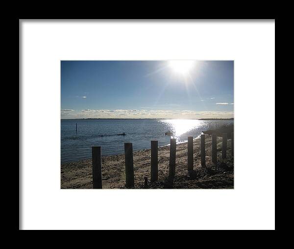 Water Framed Print featuring the photograph Afternoon On The Bay by Melissa McCrann
