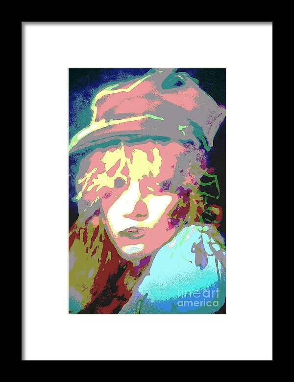 Rebel Framed Print featuring the mixed media Age Of Aquarius by Jacqueline McReynolds