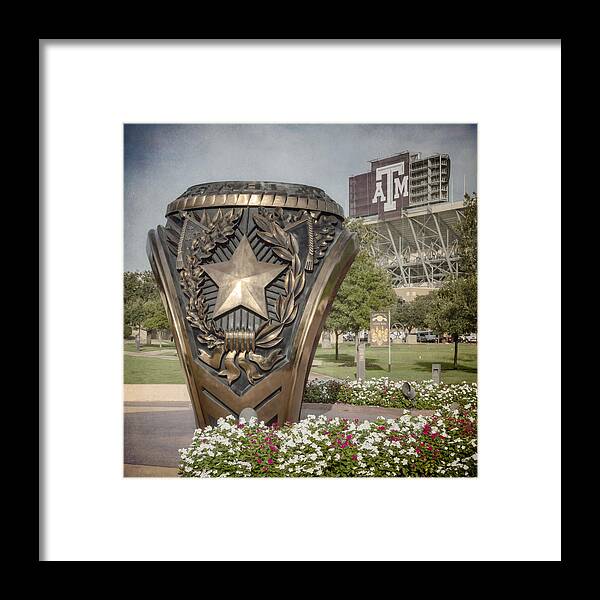 Joan Carroll Framed Print featuring the photograph Aggie Ring II by Joan Carroll