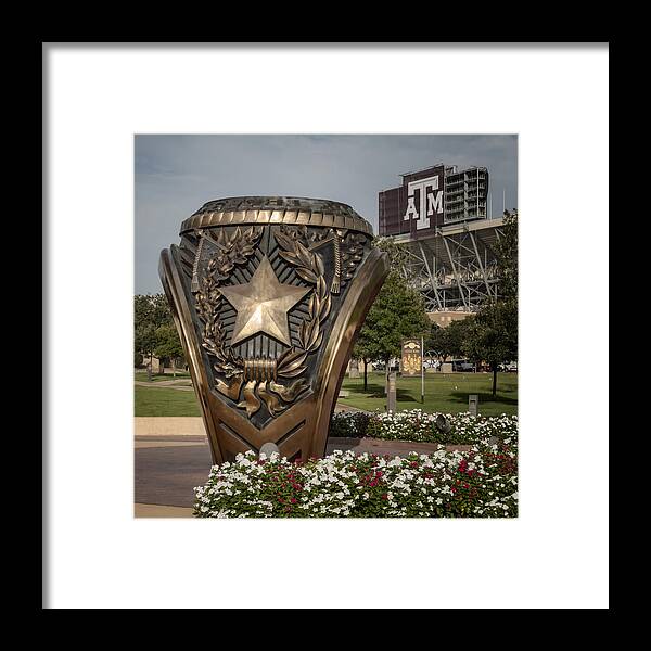 Joan Carroll Framed Print featuring the photograph Aggie Ring by Joan Carroll