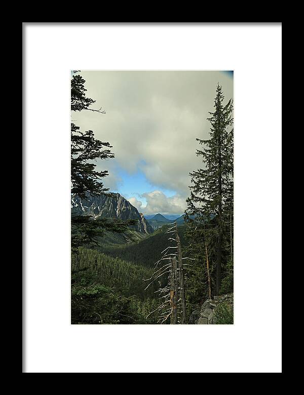 Clouds Framed Print featuring the photograph Ah . . . What a View by E Faithe Lester