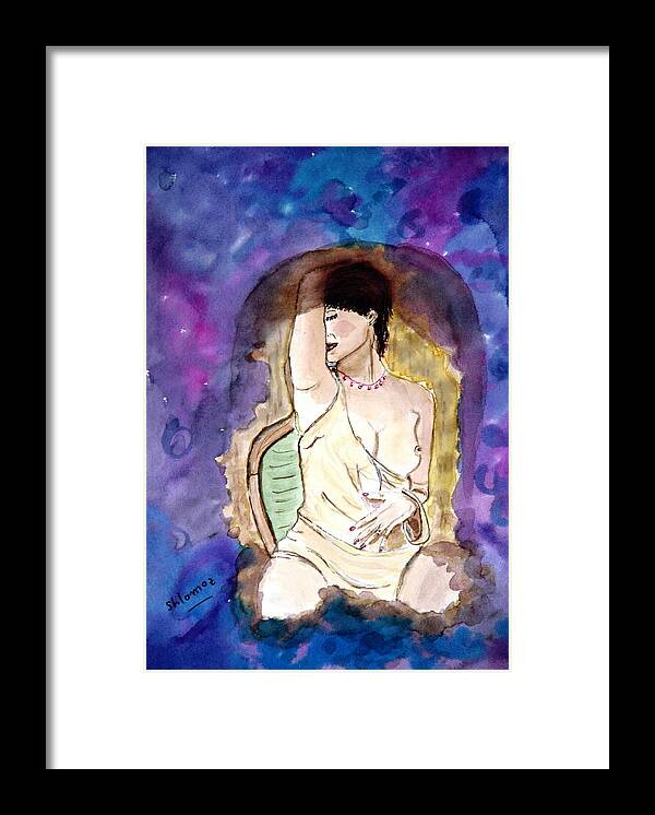 Nude Framed Prints Framed Print featuring the painting Air Passion. by Shlomo Zangilevitch