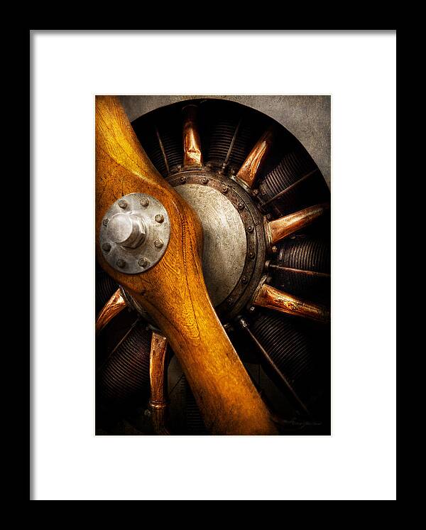 Propeller Framed Print featuring the photograph Air - Pilot - You got props by Mike Savad