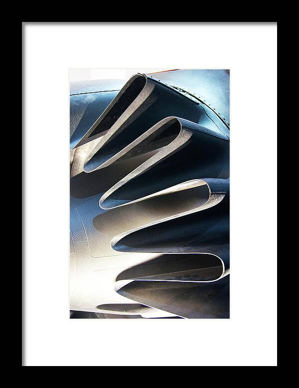 Aeroplane Framed Print featuring the photograph Aircraft Engine Exhaust by Mark Williamson/science Photo Library