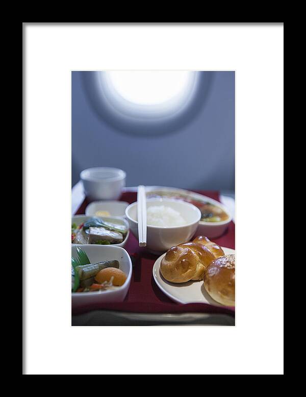 Bun Framed Print featuring the photograph Airline meal, business class by Shui Ta Shan