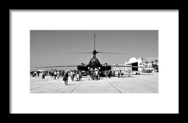 Airshow Framed Print featuring the photograph Airshow by David Lee Thompson