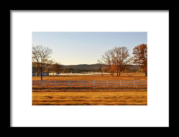Alabama Framed Print featuring the photograph Alabama Mountains 2 Fall 2010 by Verana Stark