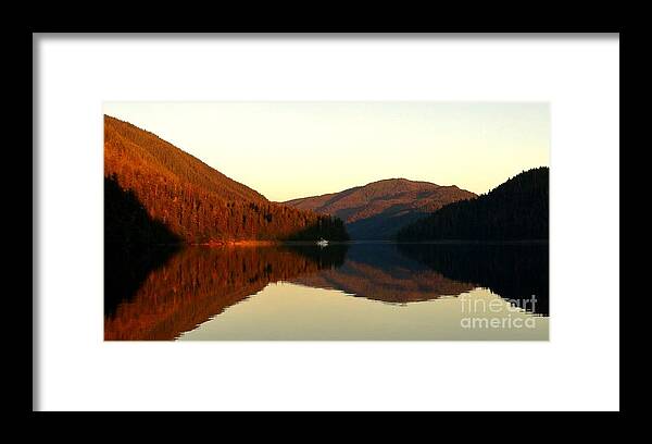 Boat Framed Print featuring the photograph Alaskan Anchorage by Laura Wong-Rose