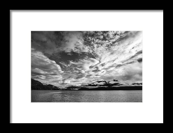 Alaska Framed Print featuring the photograph Alaskan Cloud Fandango by Michele Cornelius