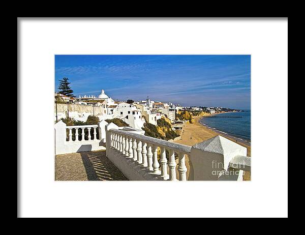 Europe Framed Print featuring the photograph Albufeira village by the sea by Heiko Koehrer-Wagner