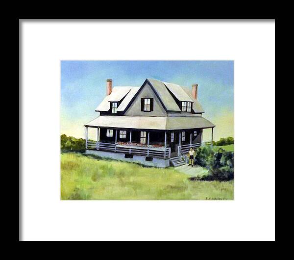 Beach House Framed Print featuring the painting Alexandersons by Robert Harvey