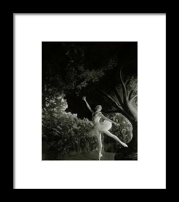 Costume Framed Print featuring the photograph Alexandra Danilova In Swan Lake by Cecil Beaton