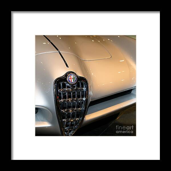 Transportation Framed Print featuring the photograph Alfa Romeo BAT 9 DSC02649sq by Wingsdomain Art and Photography