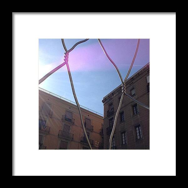 Bcn Framed Print featuring the photograph Alfajor Tamaño Familiar #bcn #barcelona by Abdon Urbina