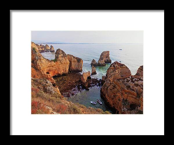 Algarve Framed Print featuring the photograph Algarve Coast by M Swiet Productions