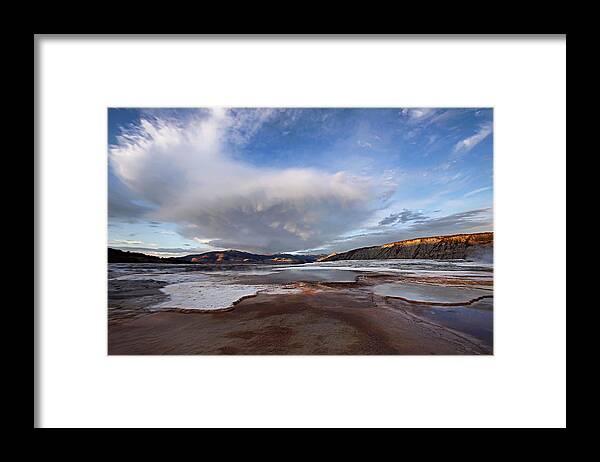 Clouds Framed Print featuring the photograph Alien Landscape by Leda Robertson