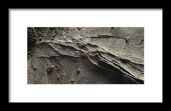 Digital Framed Print featuring the digital art Alien Lines by David Hansen