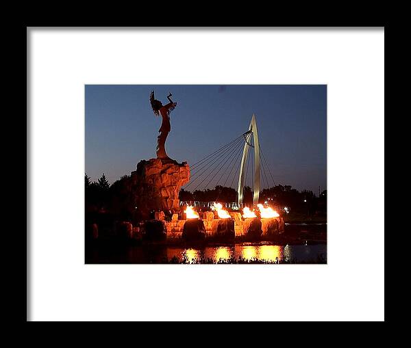 Keeper Of The Plains Framed Print featuring the photograph All is Well by Susan Stephenson