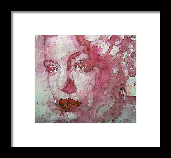 Billie Holiday Framed Print featuring the painting All Of Me by Paul Lovering