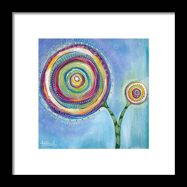 Hope Framed Print featuring the painting All You Need Is Love by Tanielle Childers