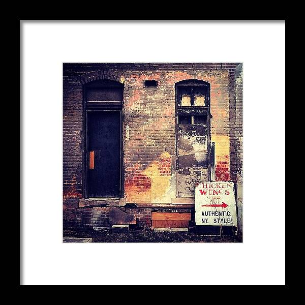Doorsondoors Framed Print featuring the photograph #alleys #mobbinalleys #alleyexploration by Shellie Bee