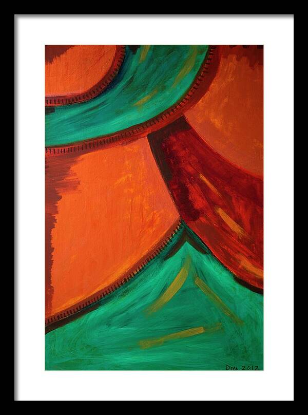 Attraction Framed Print featuring the painting Allure 2011 by Drea Jensen