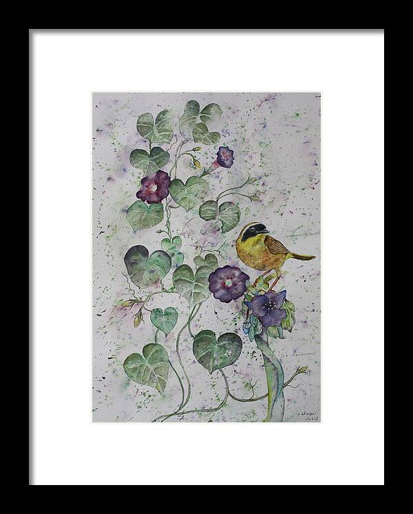 Botanical Framed Print featuring the painting Almost Botanical by Patsy Sharpe