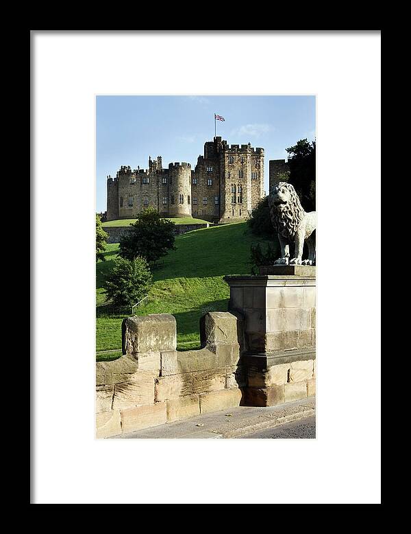Alnwick Castle Framed Print featuring the photograph Alnwick Castle by Steve Allen/science Photo Library