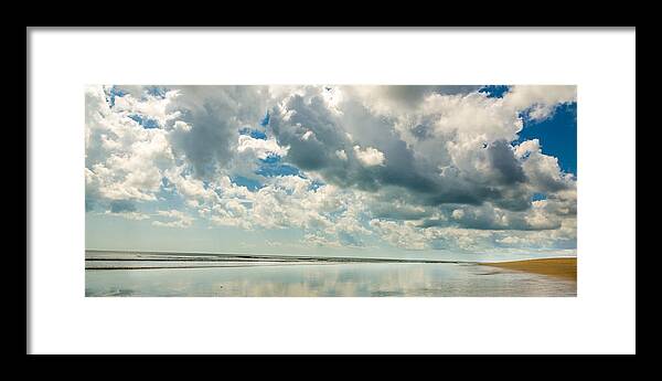 Beaches Framed Print featuring the photograph Alone at the Beach by Tammy Ray
