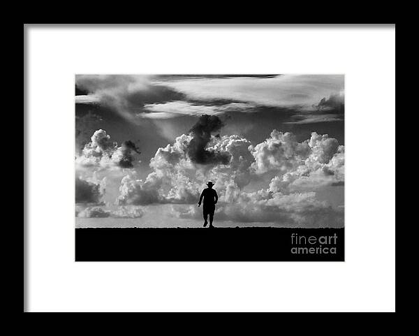 Active Framed Print featuring the photograph Alone by Stelios Kleanthous