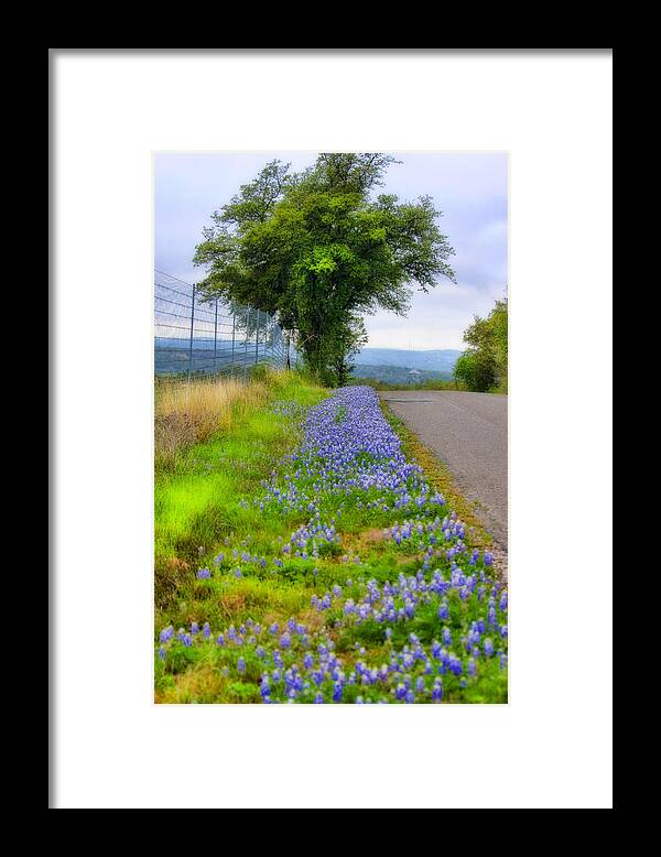Landscape Framed Print featuring the photograph Along the By Ways by Joan Bertucci