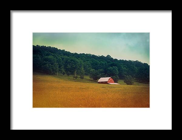 Barn Framed Print featuring the photograph Along A Country Road by Shane Holsclaw