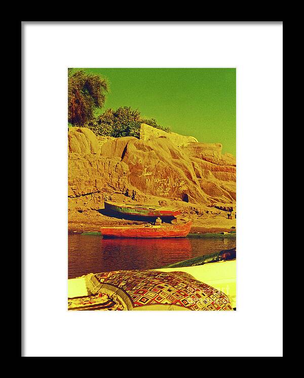 Egypt Framed Print featuring the photograph Along the Nile by Elizabeth Hoskinson