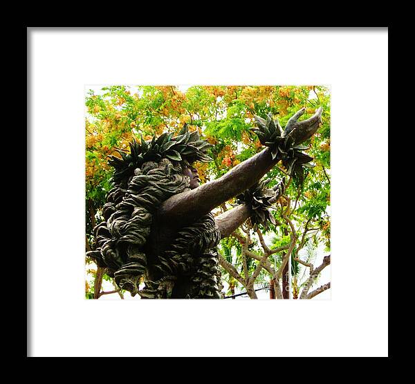 Statue Of Kapo Framed Print featuring the photograph Alooooha by Craig Wood