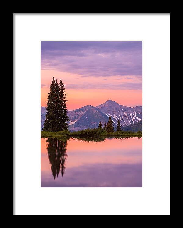 Colorado Framed Print featuring the photograph Alpine Sunrise by Darren White