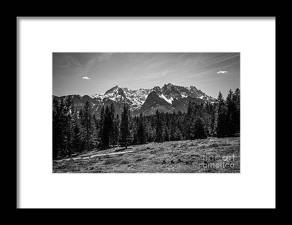 Alpspitze Framed Print featuring the photograph Alpspitze till Zugspitze II by Hannes Cmarits