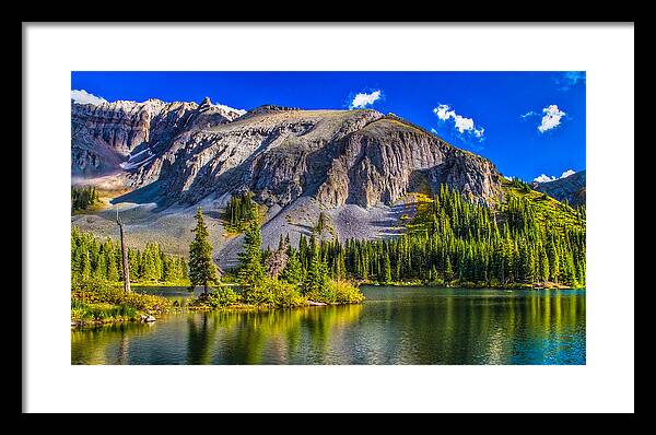 Alta Lakes Framed Print featuring the photograph Alta Lakes Colorado by Tommy Farnsworth