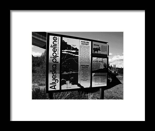 North America Framed Print featuring the photograph Alyeska Pipeline by Juergen Weiss