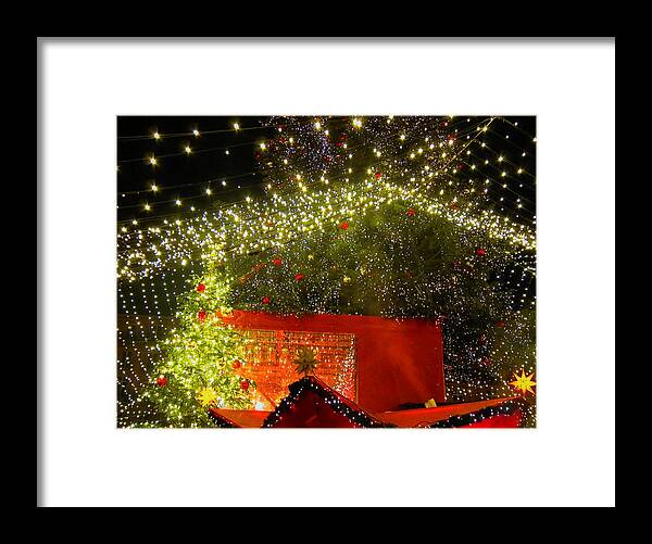 Christmas Framed Print featuring the photograph Amazing Christmas Lights by Andreas Thust
