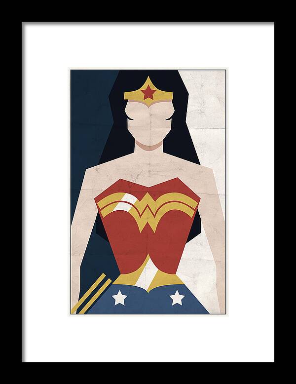 Comics Framed Print featuring the digital art Amazon Princess by Michael Myers