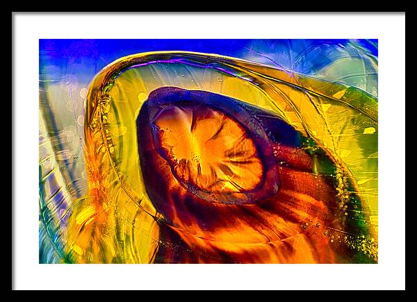 Amber Madonna Framed Print featuring the photograph Amber Madonna by Omaste Witkowski