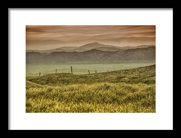 Mountains Framed Print featuring the photograph Amber Waves by Martin Naugher
