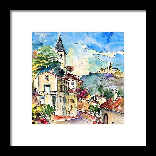 Travel Framed Print featuring the painting Ambialet 01 by Miki De Goodaboom