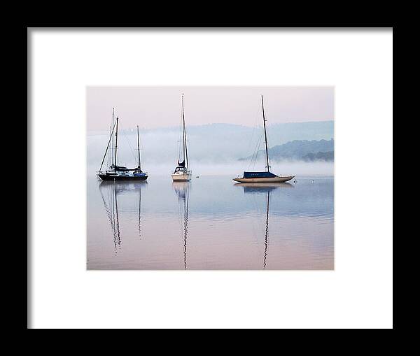 Boats Framed Print featuring the photograph Ambleside boats by Susan Tinsley