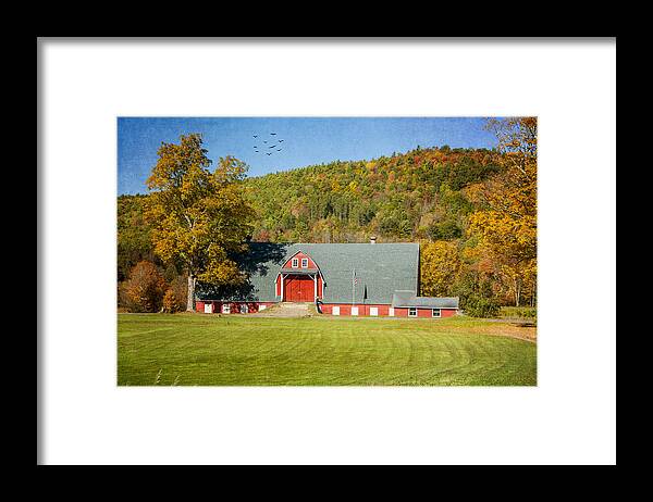 Barn Framed Print featuring the photograph American Barn by Cathy Kovarik
