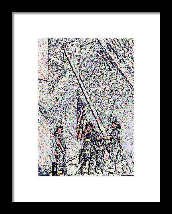 9/11 Framed Print featuring the digital art American Spirit by Alys Caviness-Gober